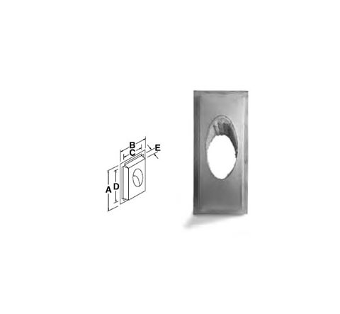 Security Chimneys 7'' Secure Temp ASHT 30-Degree Insulated Radiation Shield - 7RSMI30