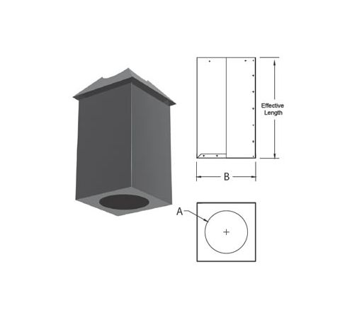 DuraVent 7 DuraTech Premium Pass-Through Radiation Shield - 7DTP-SRSE