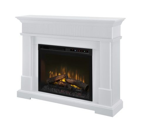 Dimplex Jean Mantel Electric Fireplace with Logs - GDS28L8-1802W