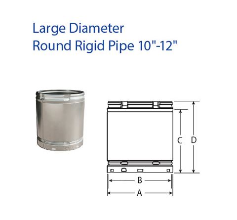 DuraVent 12 B-Vent 36 Length Rigid Pipe - 12BV36-1