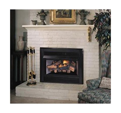 Vantage Hearth VI33NRB Insert w/ Golden Oak Logs and T-Stat Blower