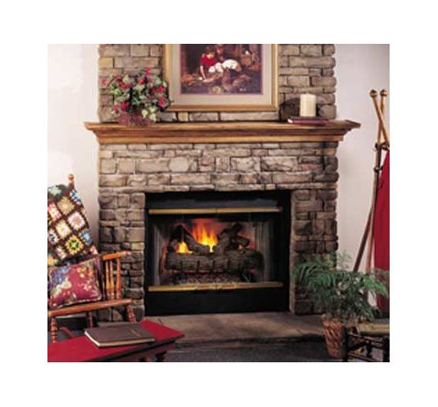 Vantage Hearth 36" VL Stamped Louver Fireplace - Insulated - VB36LI1