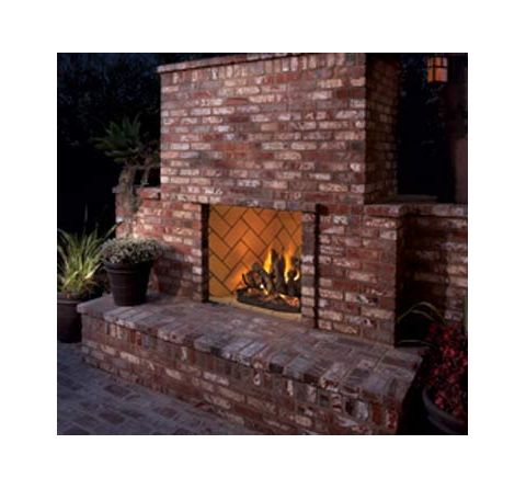 Vantage Hearth VUM50HIA 50" Marquee Vent-Free Firebox - HB Ivory