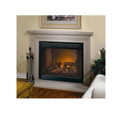 Vantage Hearth VE36LBHB 36" Electric Fireplace w/ Louver Face
