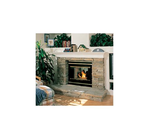 Vantage Hearth 36" See Thru Glass Doors - Brushed Brass - DG368ST