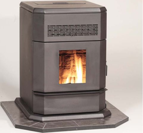 Hudson River West Point Freestanding Pellet Stove - HRSWP01FS