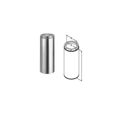 M&G DuraVent 8'' x 09'' DuraTech Chimney Pipe - Stainless Steel - 9608 // 8DT-09SS
