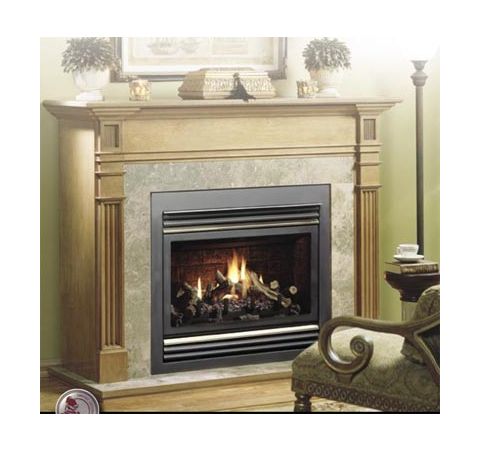 Kingsman Direct Vent Gas Fireplace Heater - Millivolt - ZDV6000N