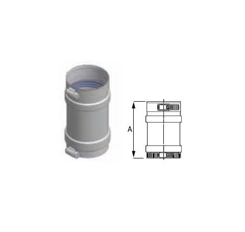 M&G DuraVent 16'' FasNSeal Universal Appliance Adapter - FSAAUTP16 // FSAAUTP16