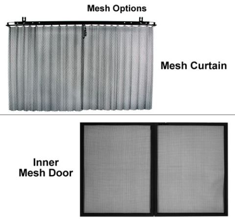 Thermo-Rite Mesh Options - Mesh Curtain or Inner Mesh Doors
