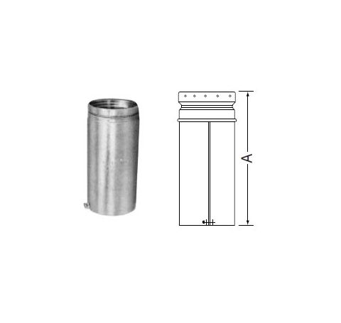 Selkirk 20'' QC Round Pipe - 18'' Adjustable - 120093 - 20QC-AJ