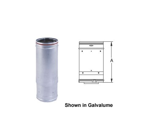 DuraVent 3x5 CVS 12 Telescoping Adjustable Pipe - 35CVS-12TA