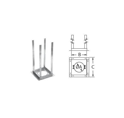 DuraVent 3x5 CVS Firestop Support - 35CVS-FS