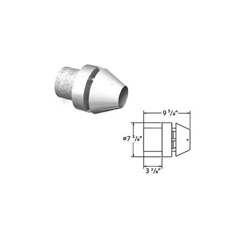 DuraVent 3x5 CVS Horizontal Termination - Pellet - 35CVS-HC