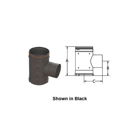 DuraVent 3x5 CVS Air Intake Manifold Black - 35CVS-TIB