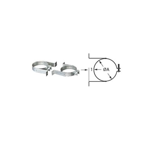 DuraVent 3x5 CVS Wall Strap - 35CVS-WS
