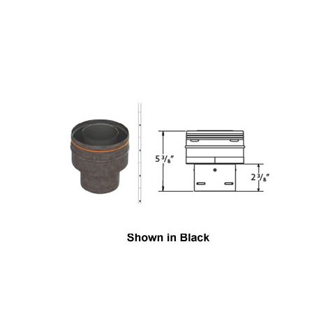 DuraVent 3x5 CVS Pellet Adapter - 35CVS-X3PVP