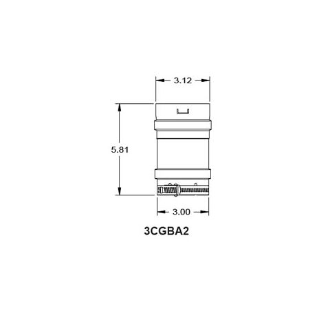 Metal-Fab Corr/Guard 3" D 3" Dual Gasket - Value - 3CGVBA2