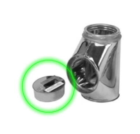 Selkirk MetalBest 6" Ultra-Temp Insulated Tee Plug Only - 6T-IP