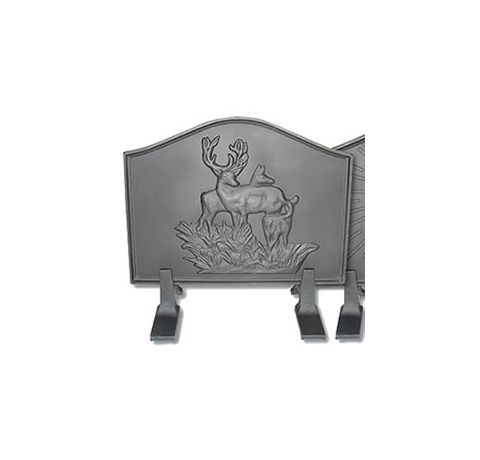 HomComfort Deer Cast Iron Fireback - CIFBDR