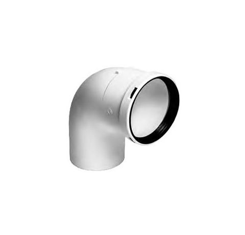 Selkirk 4" Polyflue 90 Elbow UV-White - 834009 - 4PF-90UV
