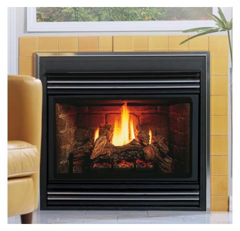 Kingsman Direct Vent Back Flue Gas Fireplace Heater -IPI- ZDV3624LPBE