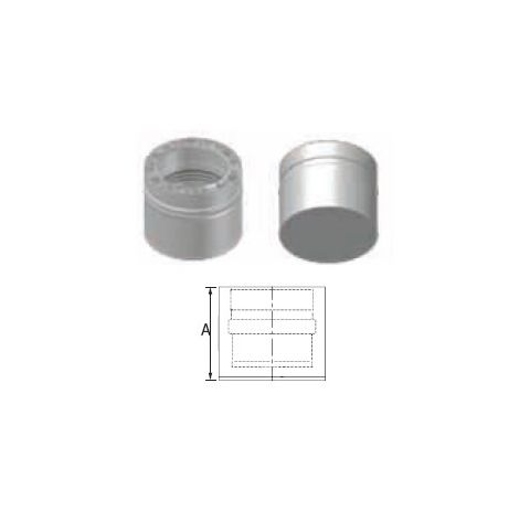 M&G DuraVent 14'' FasNSeal W2 Double Wall Tee Cap- W2-TC14 // W2-TC14