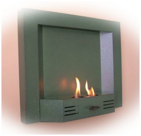 Sunjel Milan Weathered Grass Plasma Wall Art Gel Fireplace Milan-Grass