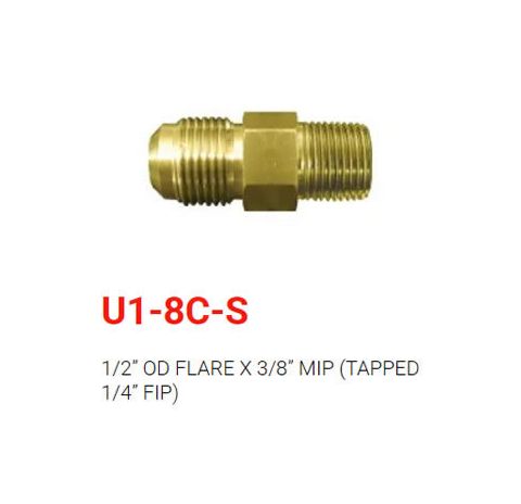 Skytech 1/2 OD Flare X 3/8 MIP - U1-8C-S