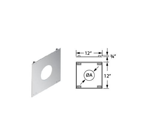 DuraVent 3 PelletVent House Shield - 3PVL-HS