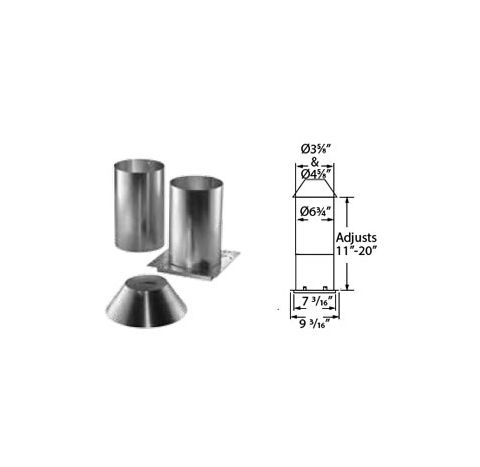 DuraVent 3 PelletVent Attic Insulation Shield 3-4 - 3PVL-IS