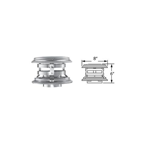 DuraVent 3 PelletVent Vertical Cap - 3PVL-VC