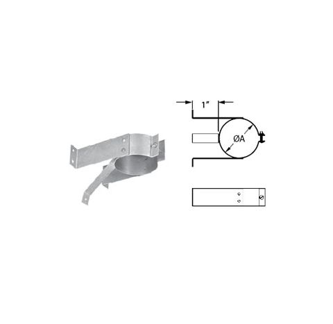 DuraVent 3 PelletVent Wall Strap - 3PVL-WS