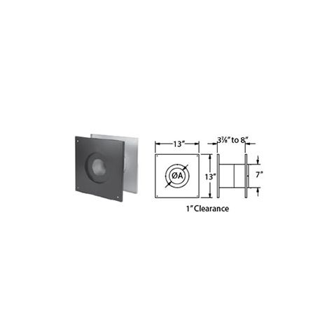 DuraVent 3 PelletVent Wall Thimble (for 3 clearance) - 3PVL-WT