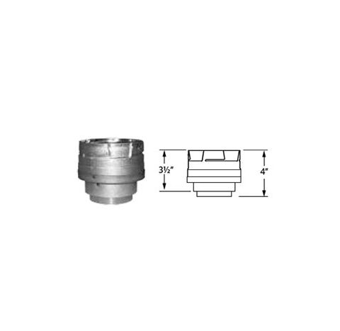 DuraVent 3 PelletVent Appliance Adapter/Increaser 3-4 - 3PVL-X4AD