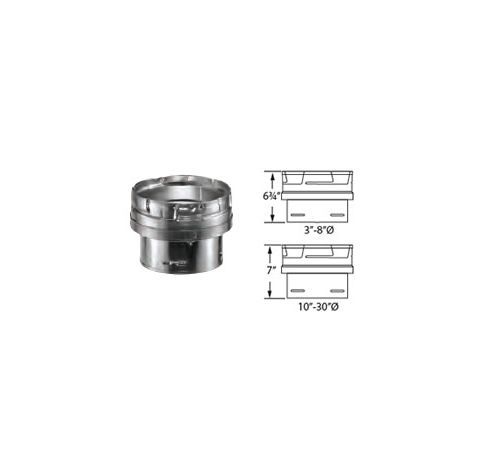 M&G DuraVent 10" Round Type B Gas Vent 10" Diameter x 12 Increaser - 10GVX12