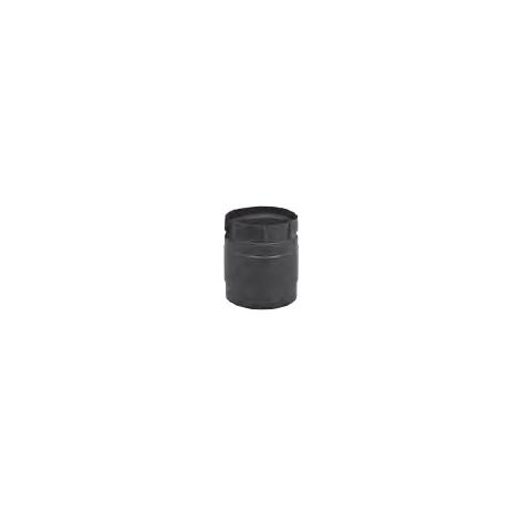 M&G DuraVent 3" PelletVent Pro Appliance Adapter Harman Black - 3PVP-ADHB