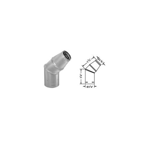 M&G DuraVent 3" PelletVent Pro Horizontal Cap with Tapered End - 3PVP-HC2