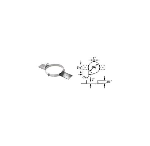 M&G DuraVent 16" DuraChimney II Supplementary Support - 16DCA-SS