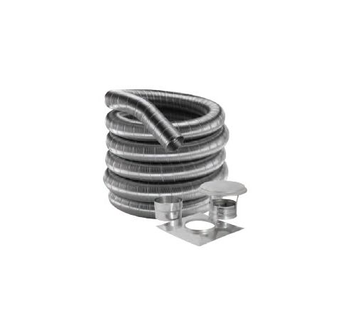M&G DuraVent 3" DuraFlex 304 Basic Kit - 3DF304-35K
