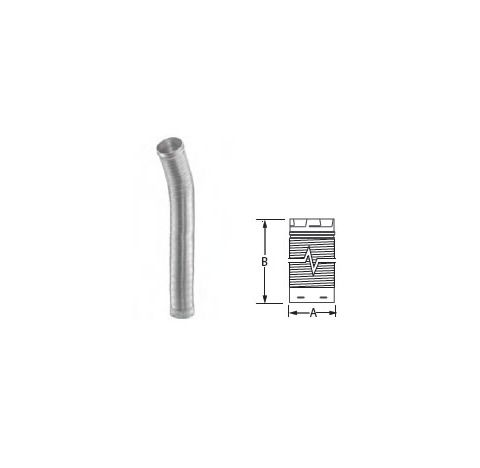 M&G DuraVent 5" DuraLiner 60" Round-to-Round Flex Pipe - 5DLR-60F