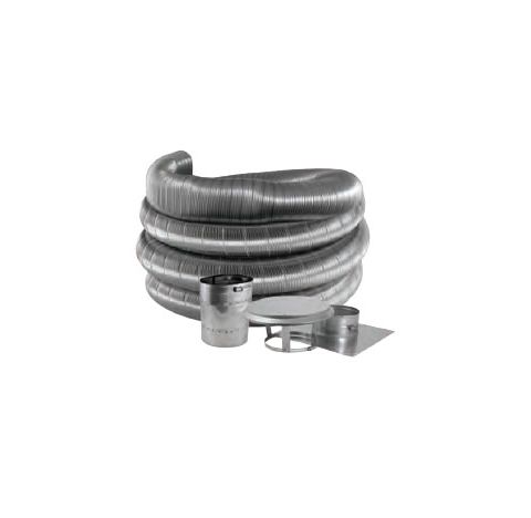 M&G DuraVent 6" DuraFlex Pro Top Plate/Cap Kit - 6DFPRO-25OVALVCK