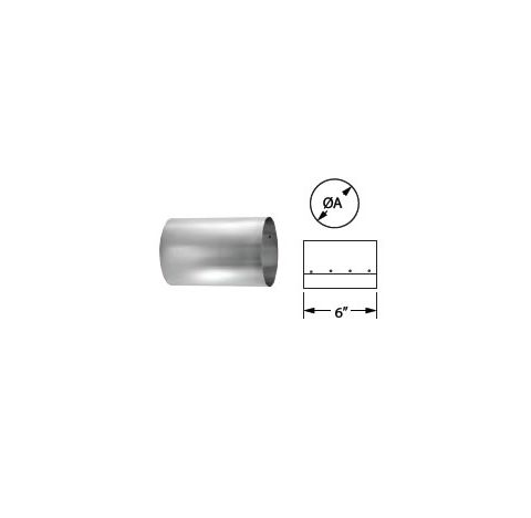 M&G DuraVent 6" DuraFlex SS Mortar Sleeve - 6DFS-MS