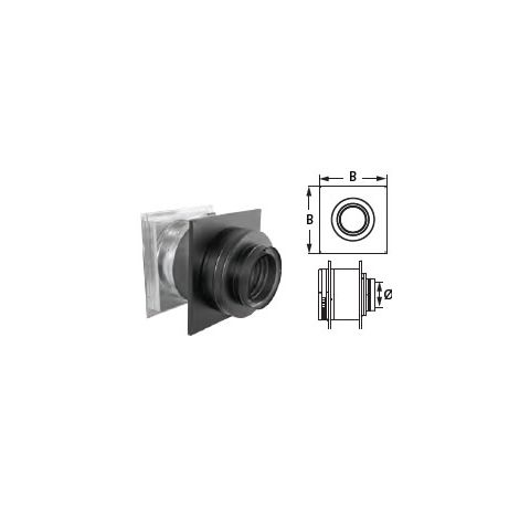 M&G DuraVent 8" CAS DuraTech Combustion Air Wall Thimble - 8CAS-WTDT