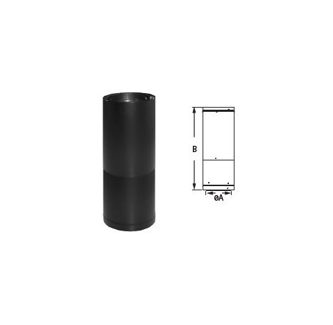 M&G DuraVent 8" CAS DuraTech 29"-46" Adjustable Triple Wall Stove Pipe - 8CAS-46A
