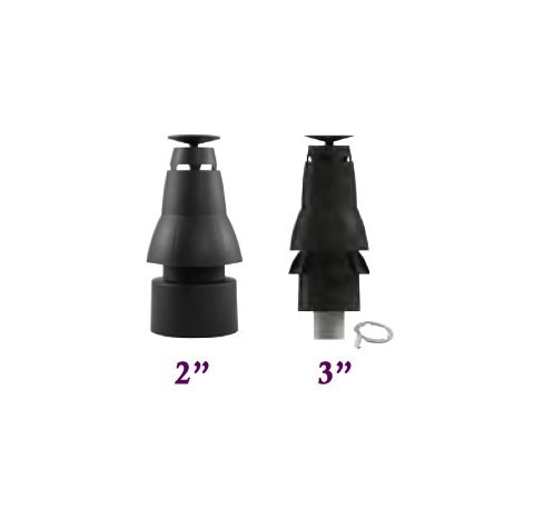 M&G DuraVent 2" PolyPro Vertical Flex Termination with Locking Band - 2PPS-VFTL
