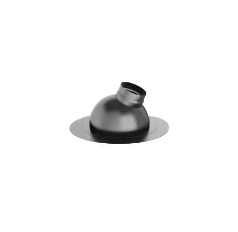 M&G DuraVent 4" PolyPro Adjustable Roof Flashing (Aluminum) - 4PPS-F5