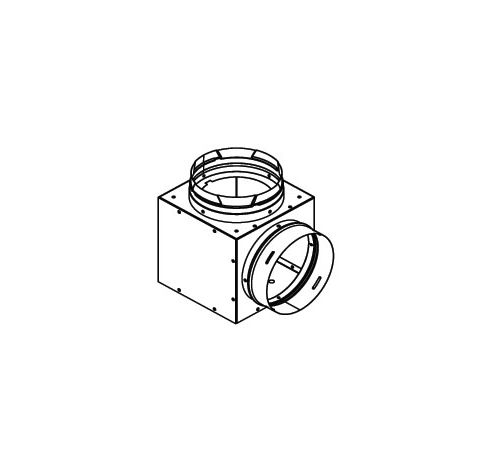 M&G DuraVent 5" PolyPro Double Wall 90 Degree Elbow - 5PPS-E90DW