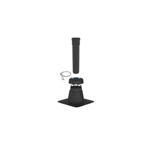 M&G DuraVent 4" PolyPro Chimney Cap w/Pipe Length with Locking Band - 4PPS-FCTL