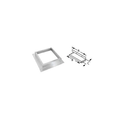 M&G DuraVent 4x6" DirectVent Pro Vinyl Siding Standoff Kit (SS) Square - 46DVA-VSK-S